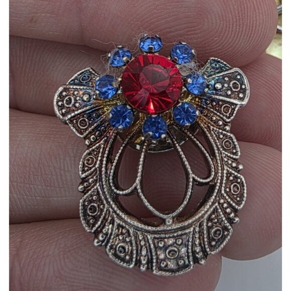 Jane AOL Guardian Angel Pin Brooches Silver & Gold Tone Faux Pearl Lot of 5 Xmas - Picture 9 of 15